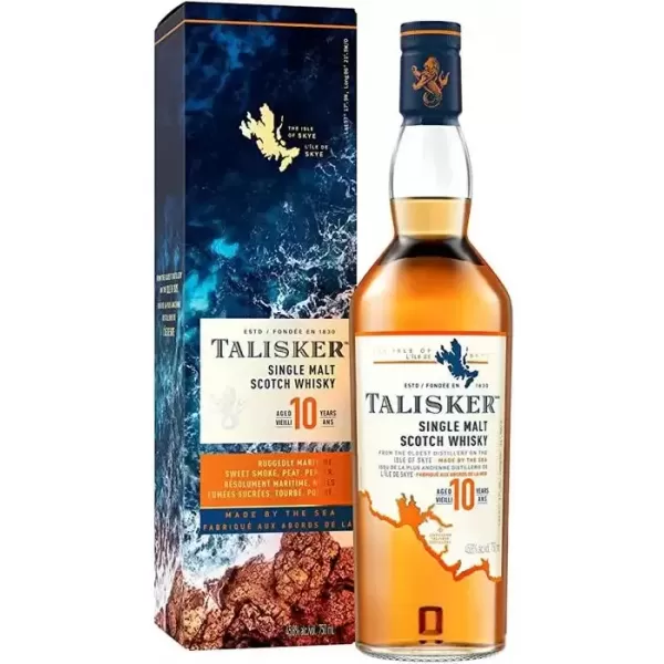 Whisky Talisker Single Malt 10 Años X750