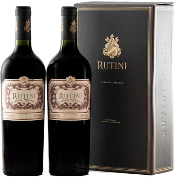 Estuche Rutini X2 Cabernet-Malbec