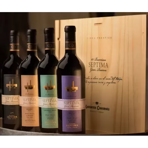 Estuche Septima 10 Barricas X4 Botellas Mix