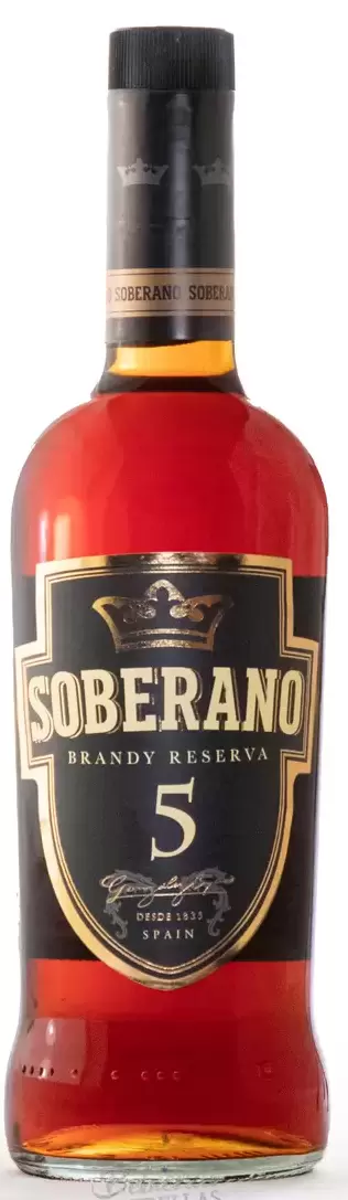 Brandy Soberano Reserva 5 Años