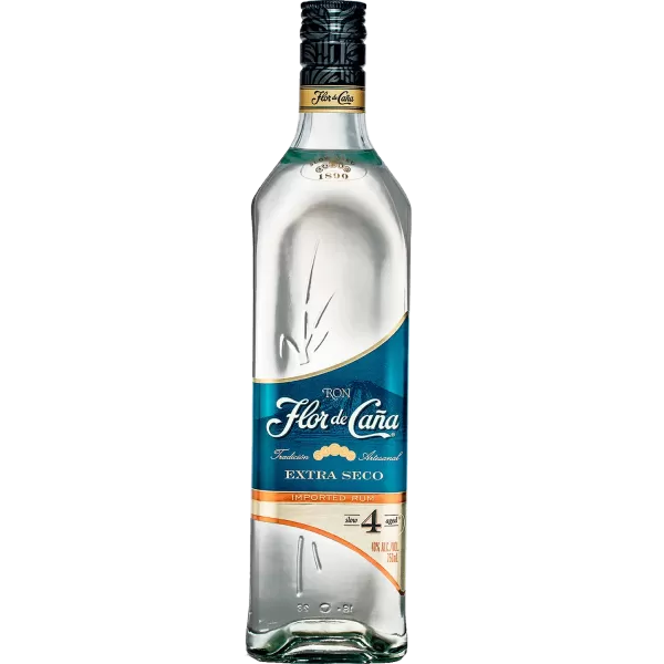 Ron Flor De Caña Blanco 4 Años